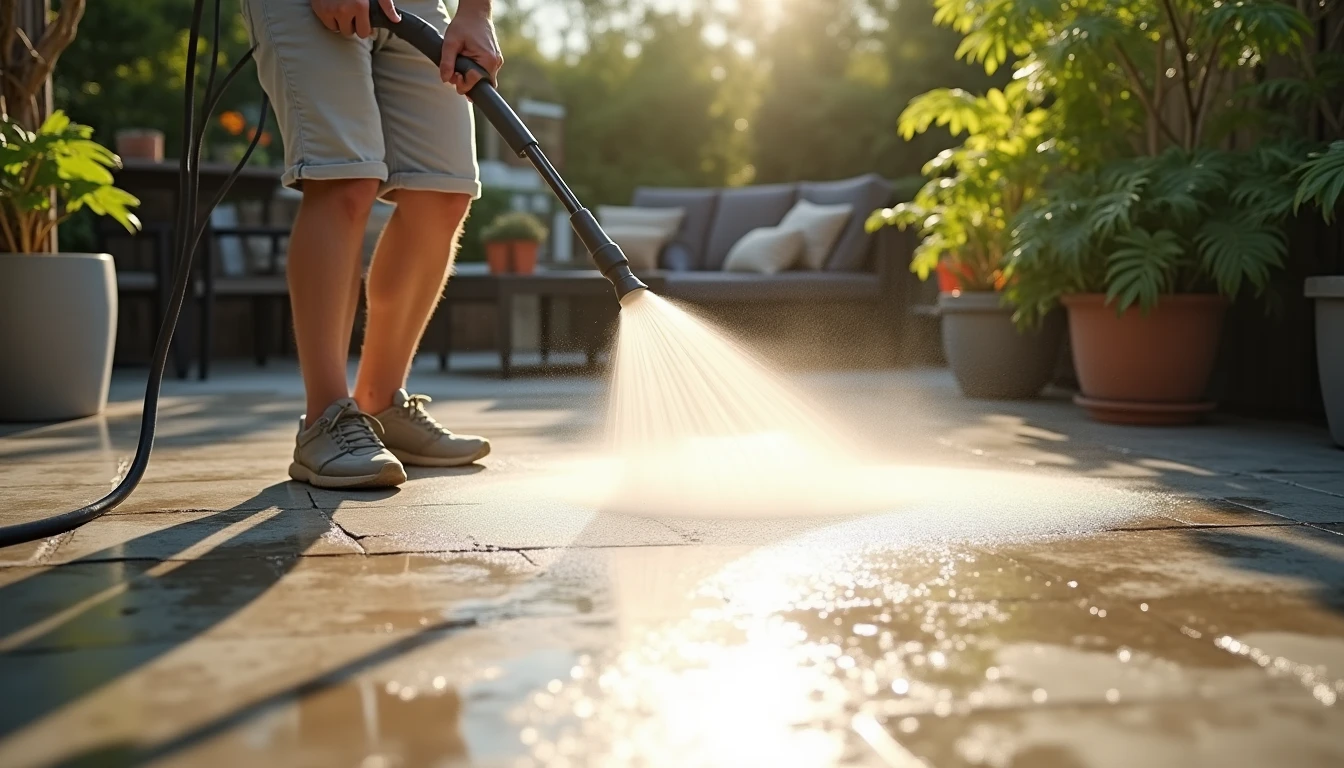 Comment nettoyer terrasse béton en 5 étapes simples et rapides